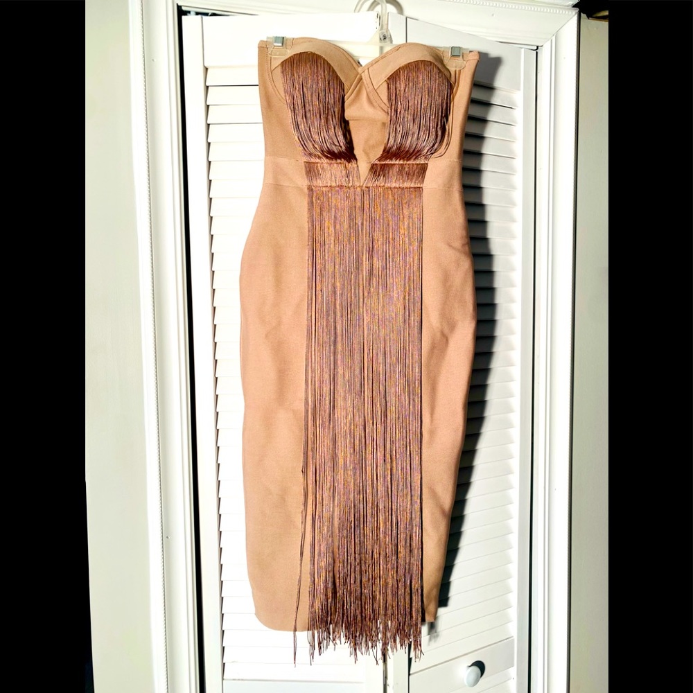 Bodycon mocha dress /size s